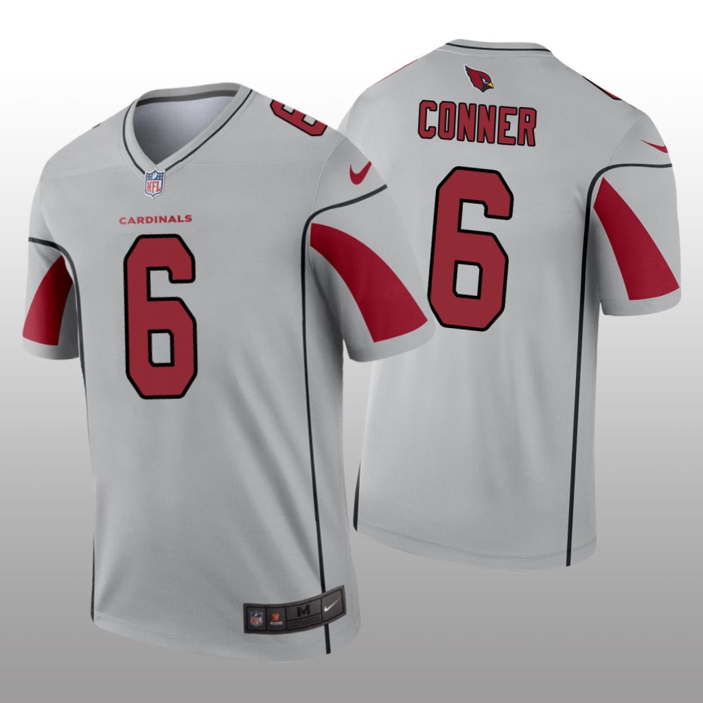 Arizona Cardinals James Conner Silver Jersey Inverted Legend - Men's