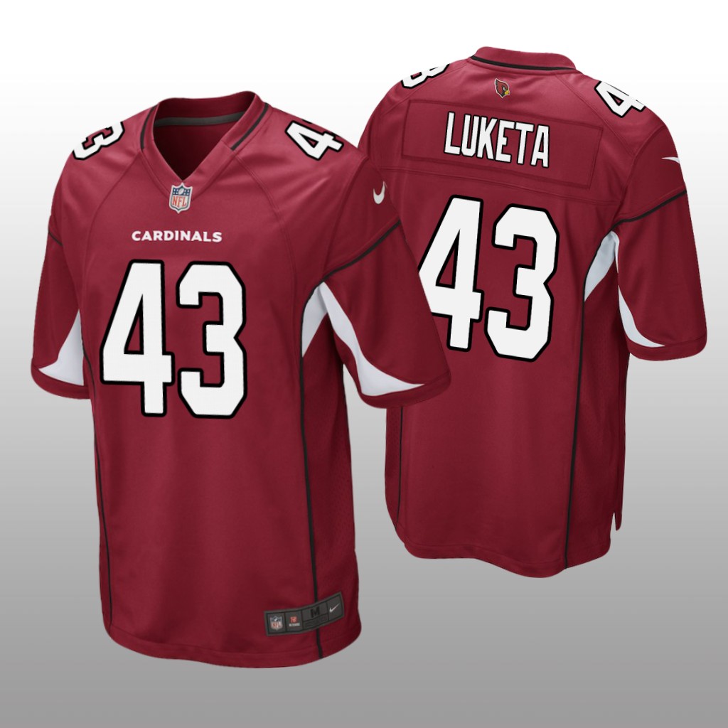 Arizona Cardinals Jesse Luketa Cardinal Jersey Game - Men's