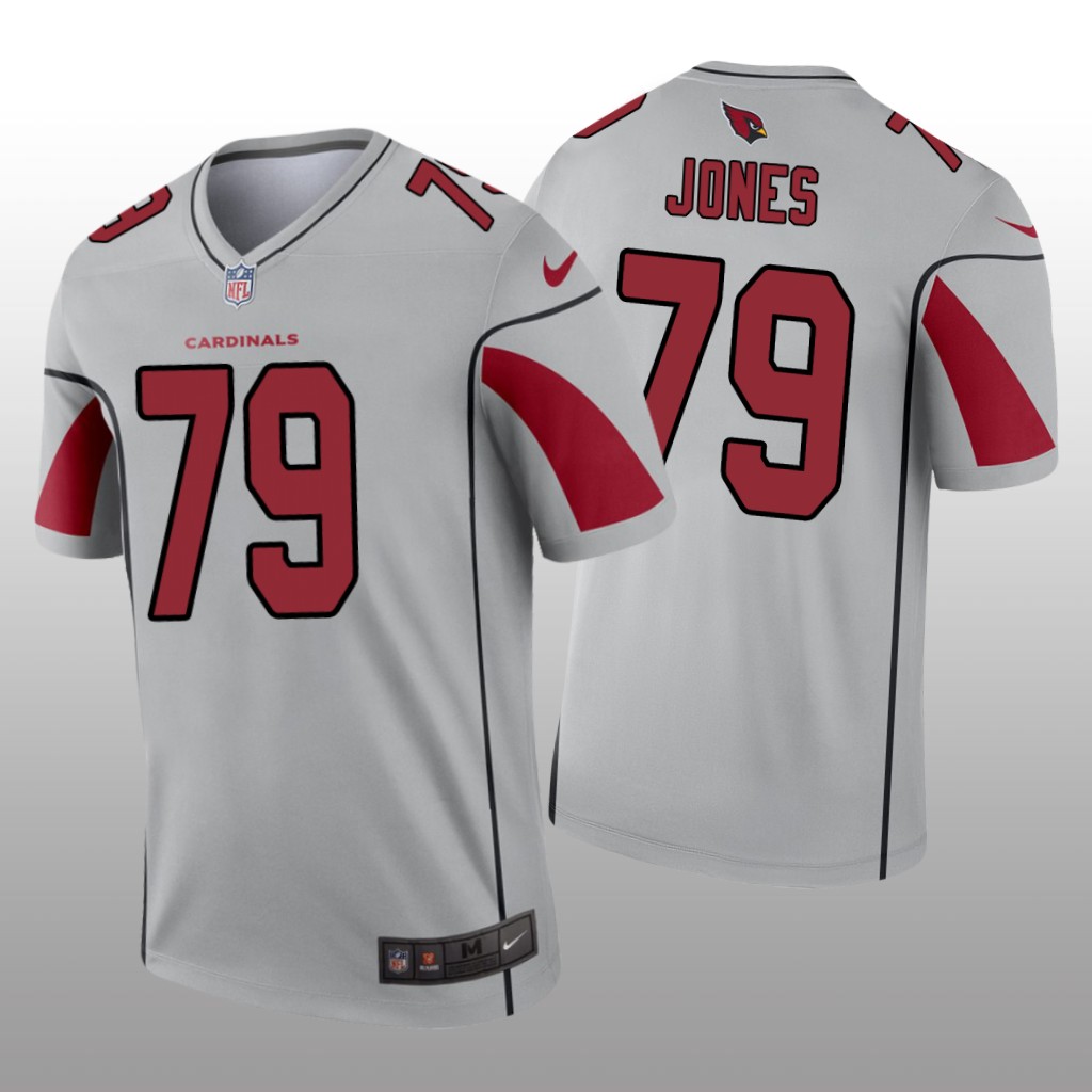 Arizona Cardinals Josh Jones Silver Jersey Inverted Legend - Men's