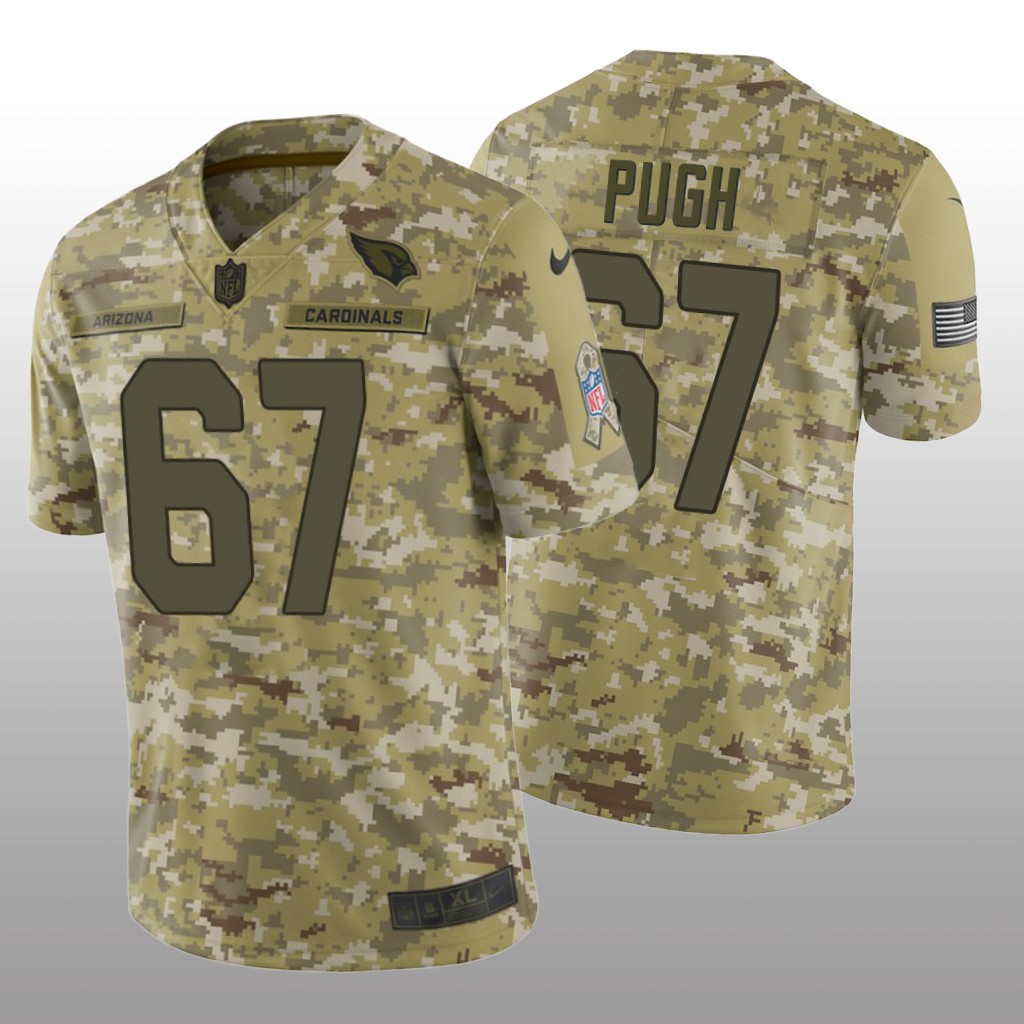 Arizona Cardinals Justin Pugh #67 Salute to Service Jersey - Camo