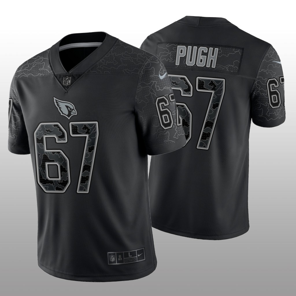 Arizona Cardinals Justin Pugh Black Jersey Vapor Limited - Men's