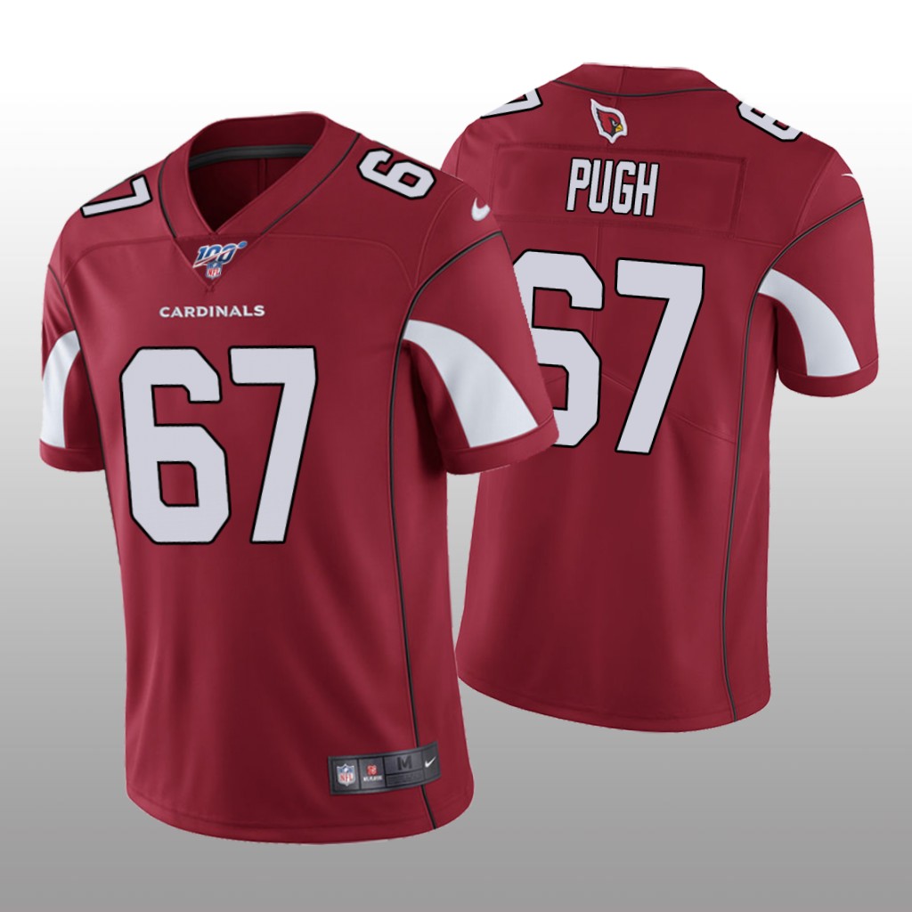 Arizona Cardinals Justin Pugh Cardinal Vapor Limited Jersey 100th Season - Men's