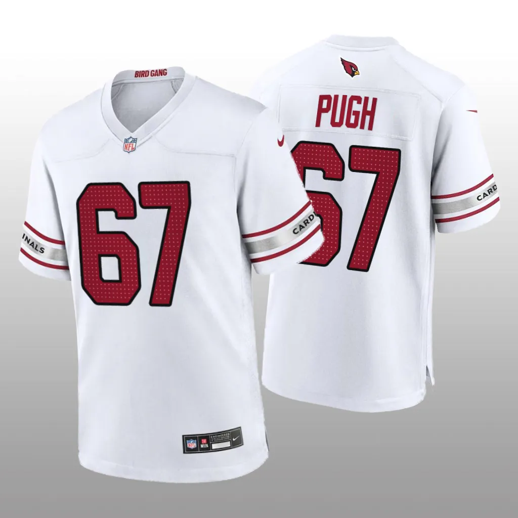 Arizona Cardinals Justin Pugh White Jersey Game - Men's