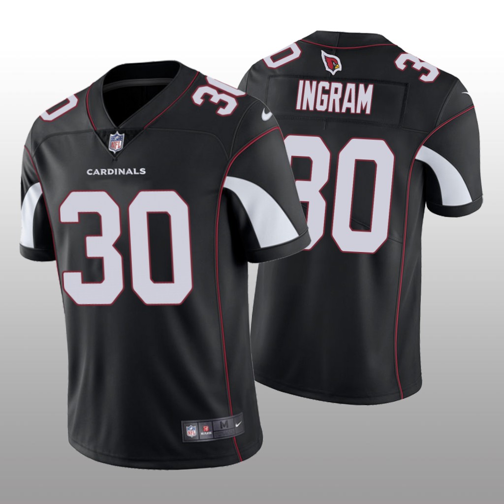 Arizona Cardinals Keaontay Ingram Black Jersey Vapor Limited - Men's
