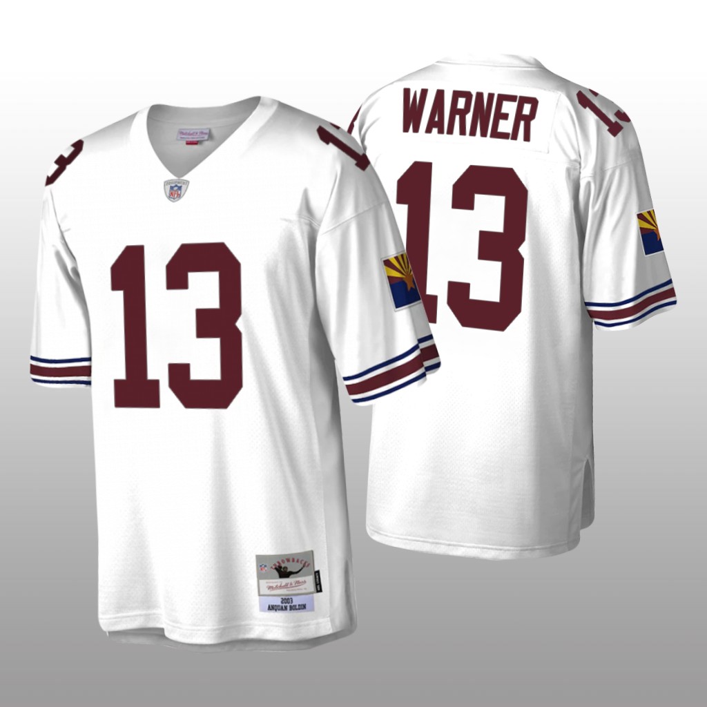 Arizona Cardinals Kurt Warner White Throwback 2003 Legacy - Men's