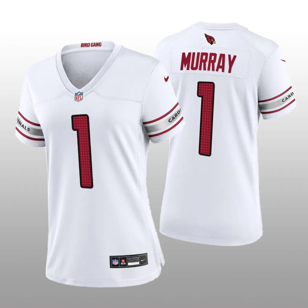 Arizona Cardinals Kyler Murray White Jersey Game - Women's