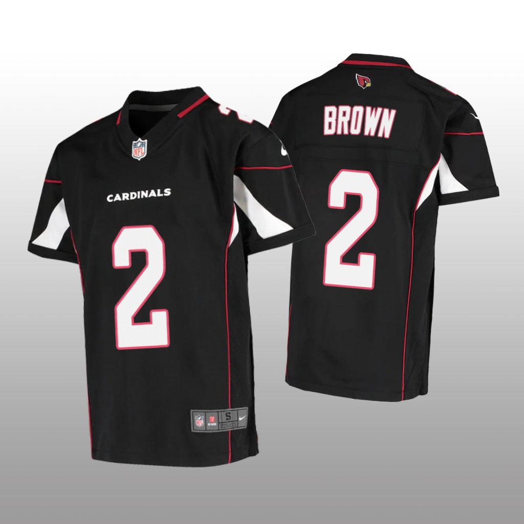 Arizona Cardinals Marquise Brown Black Jersey Game - Youth