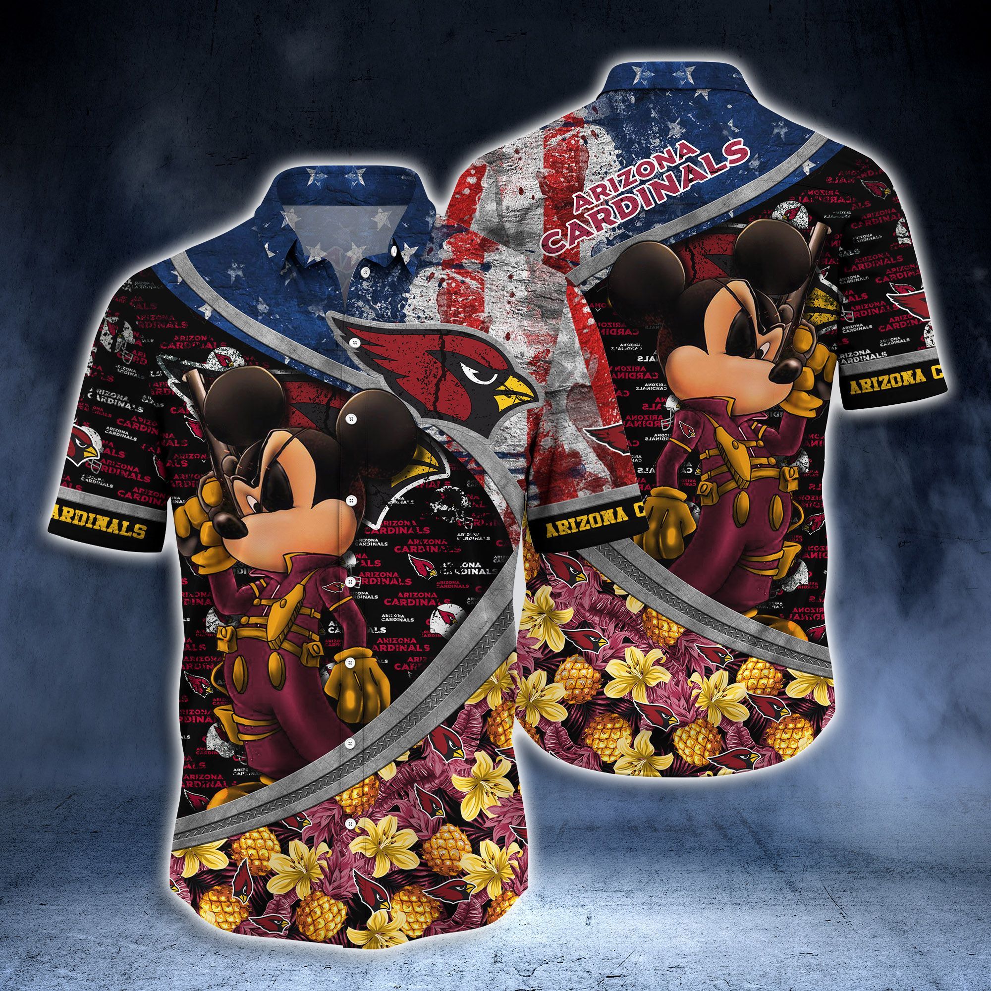 Arizona Cardinals NFL-Hawaii Shirt Style Hot Trending