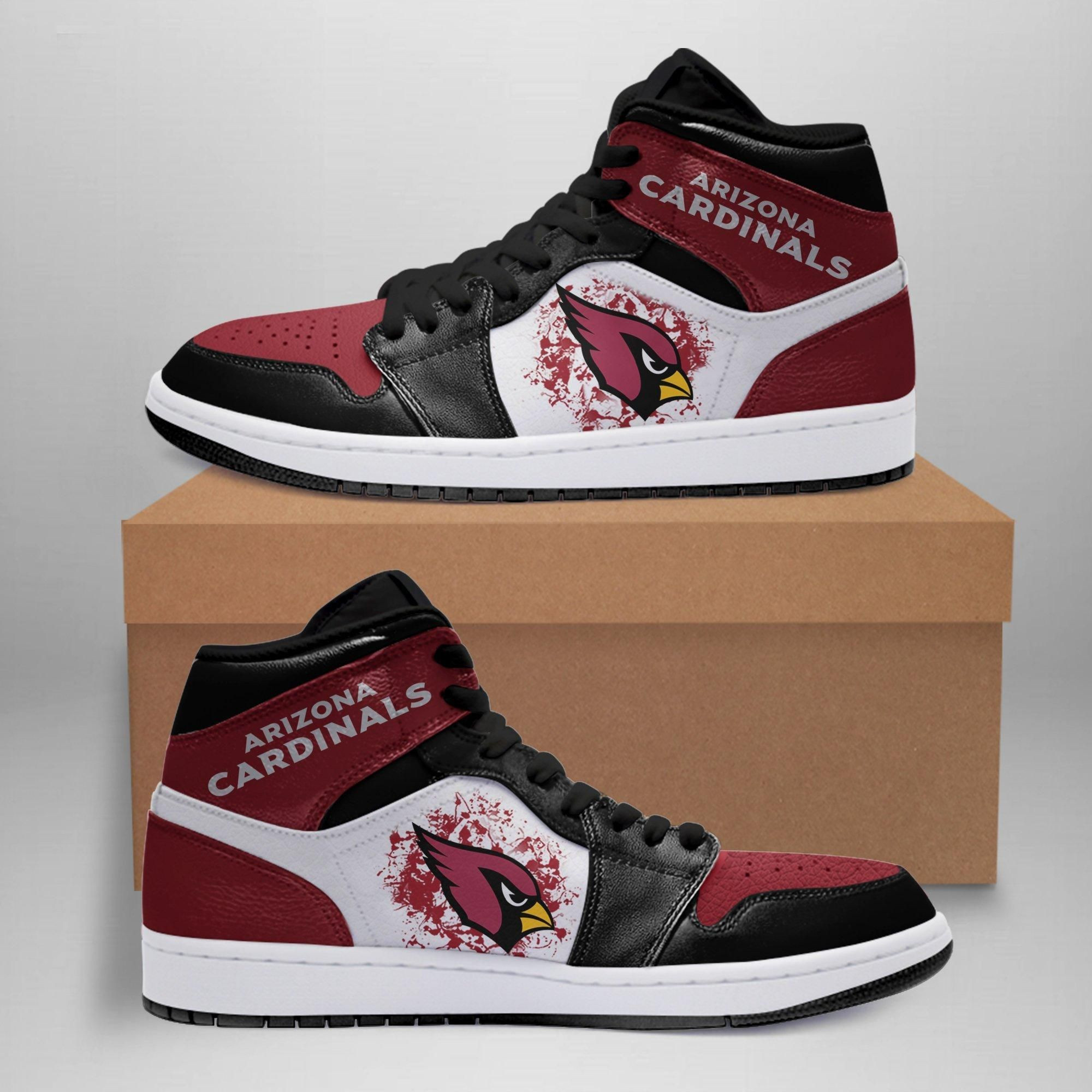 Arizona Cardinals NFL Football Team Sneakers Gift For Fans High Top Air Jordan Sneaker, Air Jordan Hightop