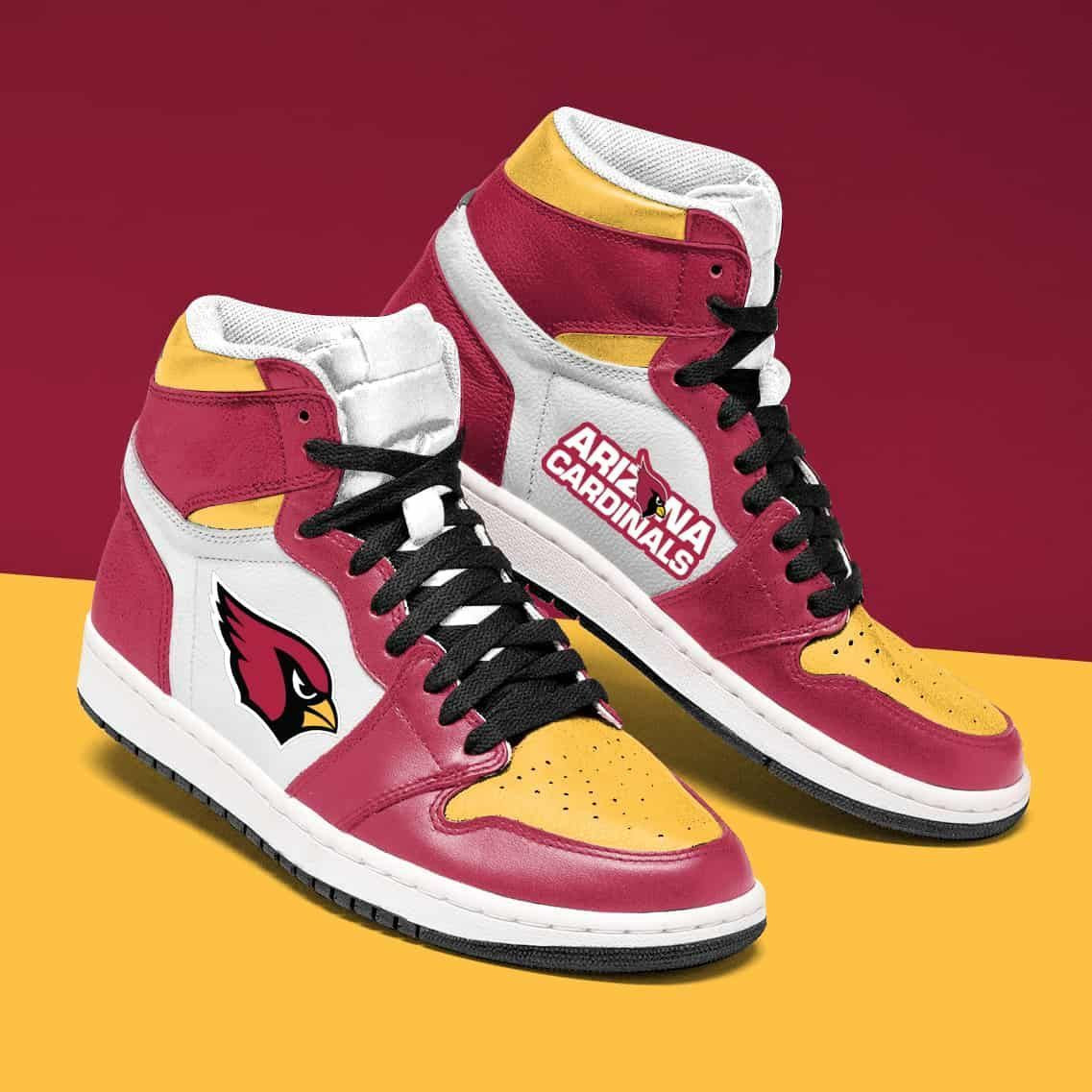 Arizona Cardinals NFL Football Team Sneakers Gift For Fans High Top Air Jordan Sneaker, Air Jordan Hightop