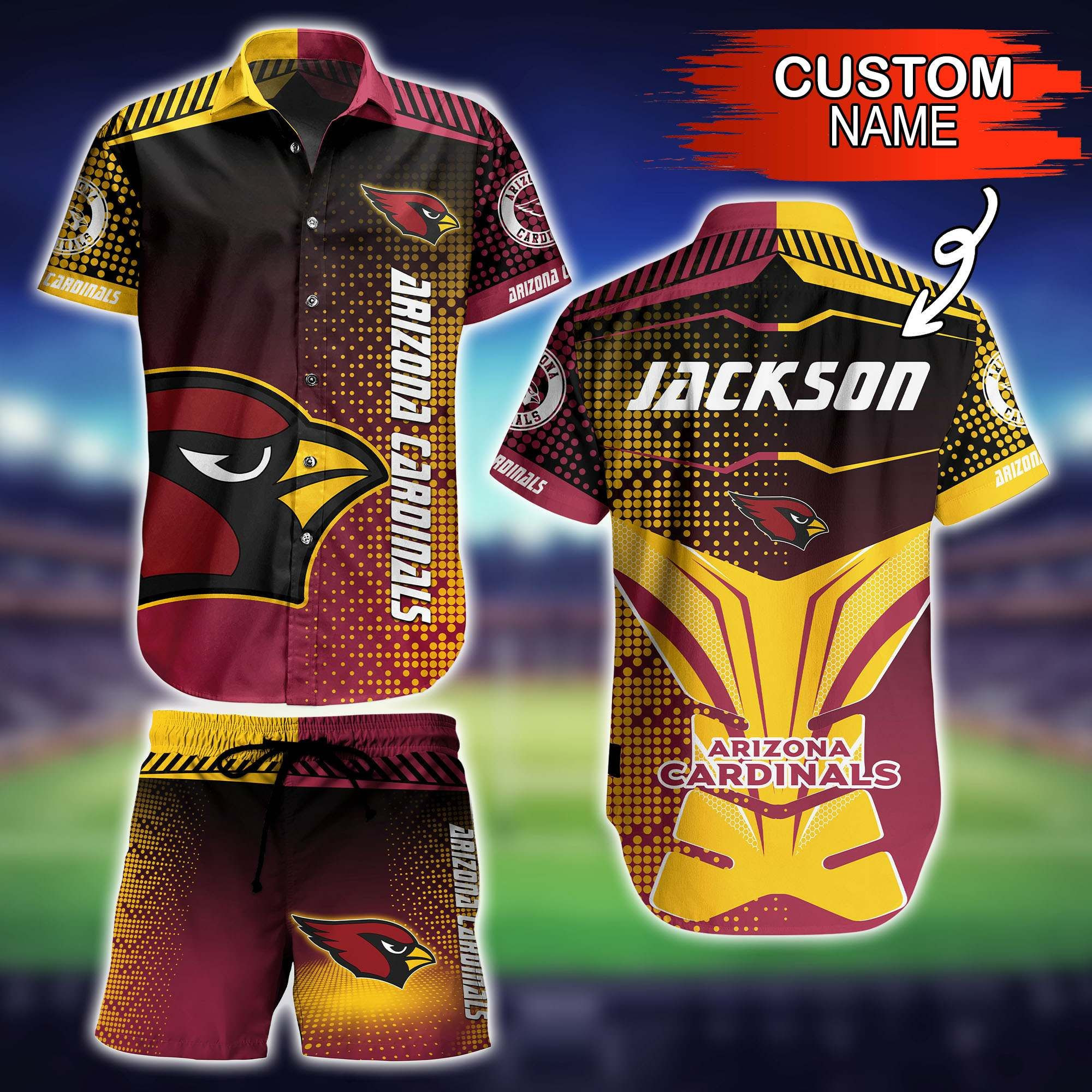 Arizona Cardinals Nfl Personalize Hawaii Shirt Style