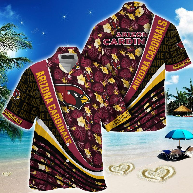 Arizona Cardinals NFL Summer – Hawaii Shirt For This Season – Gift For Sport Lovers With Tropical Flower Pattern