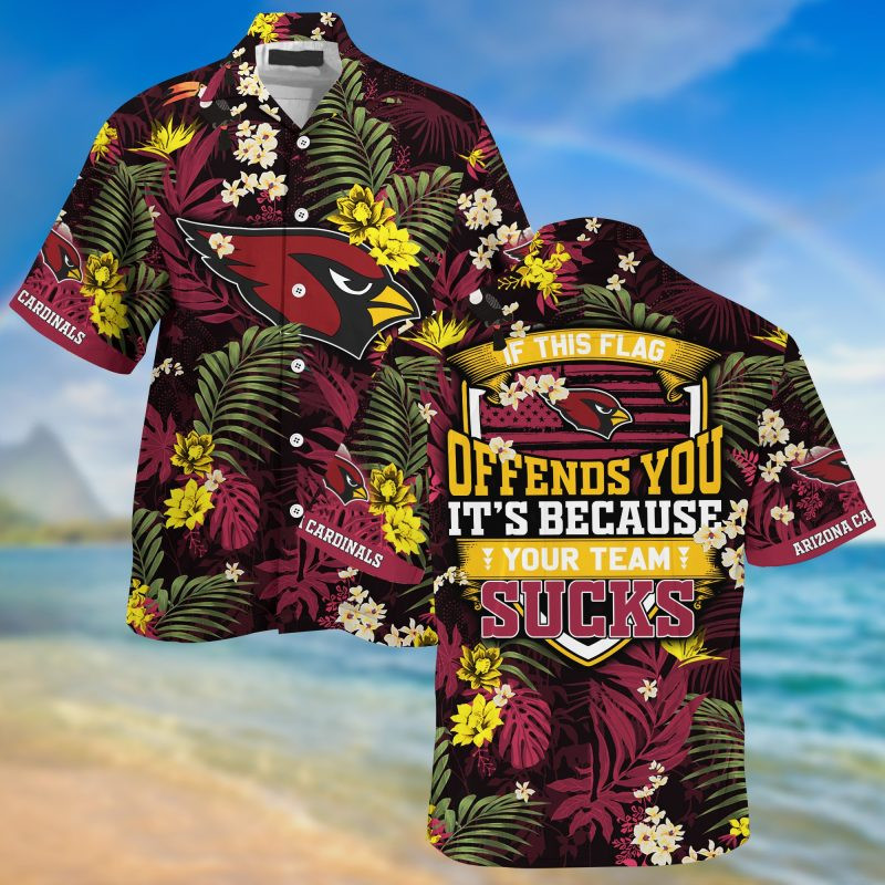 Arizona Cardinals NFL Summer – Hawaii Shirt For This Season – Gift For Sport Lovers With Tropical Patterns