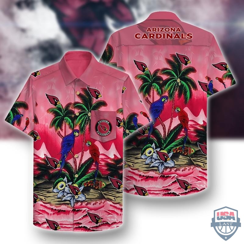 Arizona Cardinals Parrots Couple Hawaiian Shirt