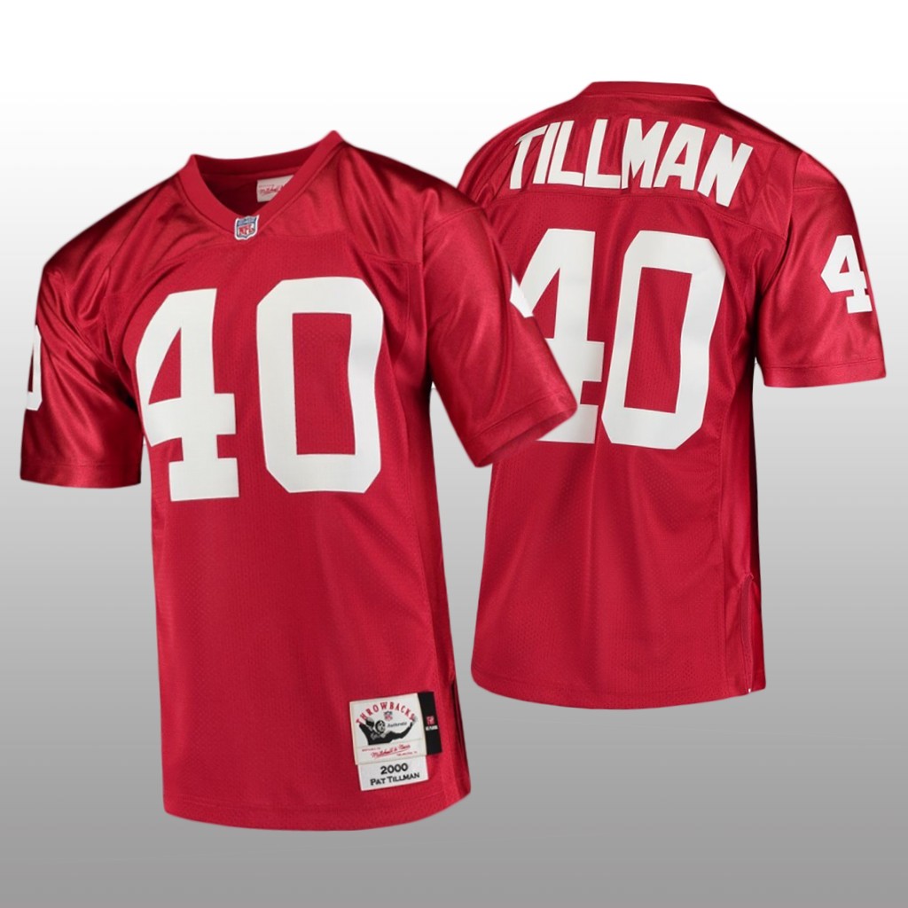 Arizona Cardinals Pat Tillman Mitchell & Ness Cardinal Throwback 2000 Jersey - Men's