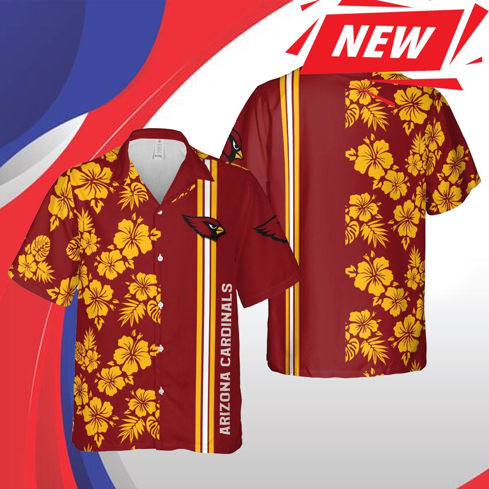 Arizona Cardinals Phoenix Floral Football Team Fashion Hawaiian Shirt