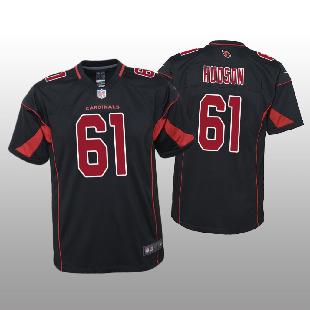 Arizona Cardinals Rodney Hudson Black Jersey Color Rush Game - Youth