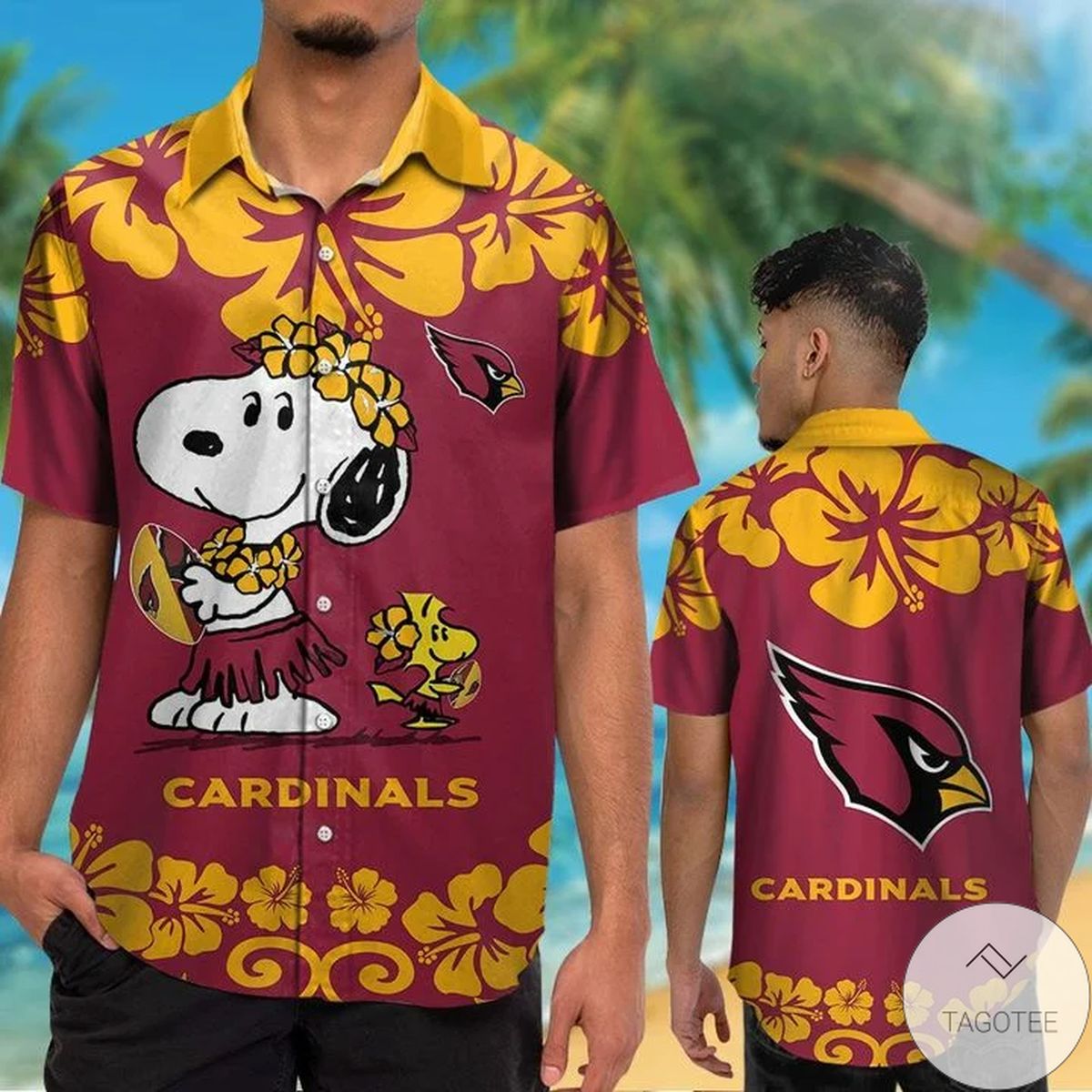 Arizona Cardinals Snoopy Hawaiian Shirt