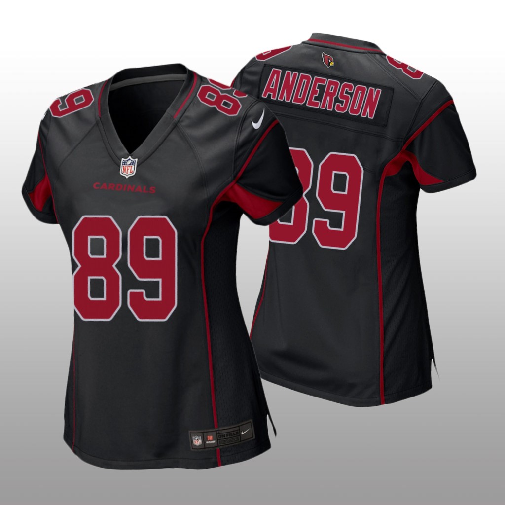 Arizona Cardinals Stephen Anderson Black Jersey Alternate Game - Women's