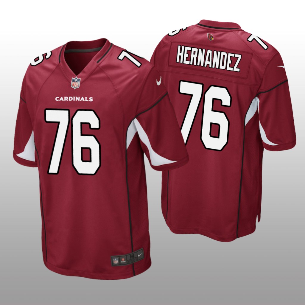 Arizona Cardinals Will Hernandez Cardinal Jersey Game - Men's