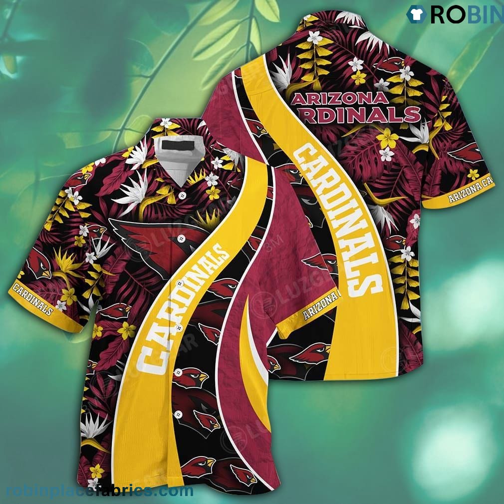 Arizona Cardinals With Patterns Hawaiian Shirt