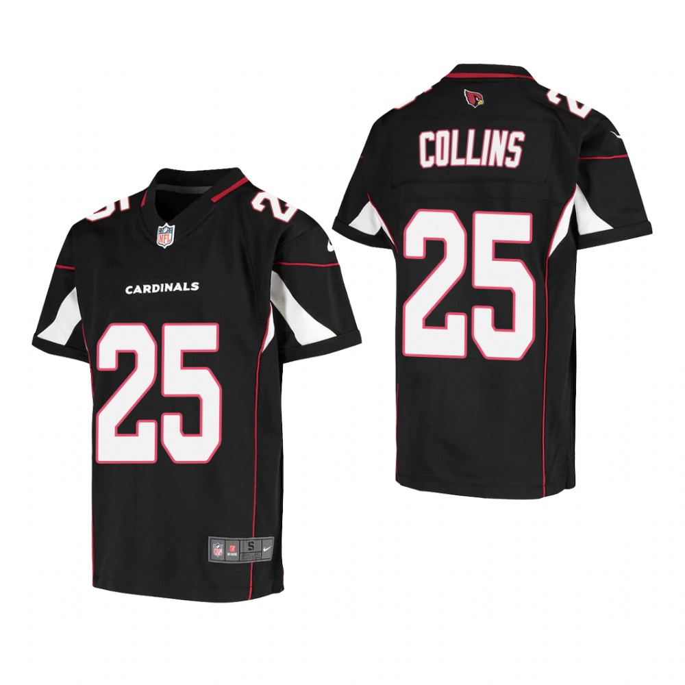 Arizona Cardinals Zaven Collins Black Jersey Game - Youth