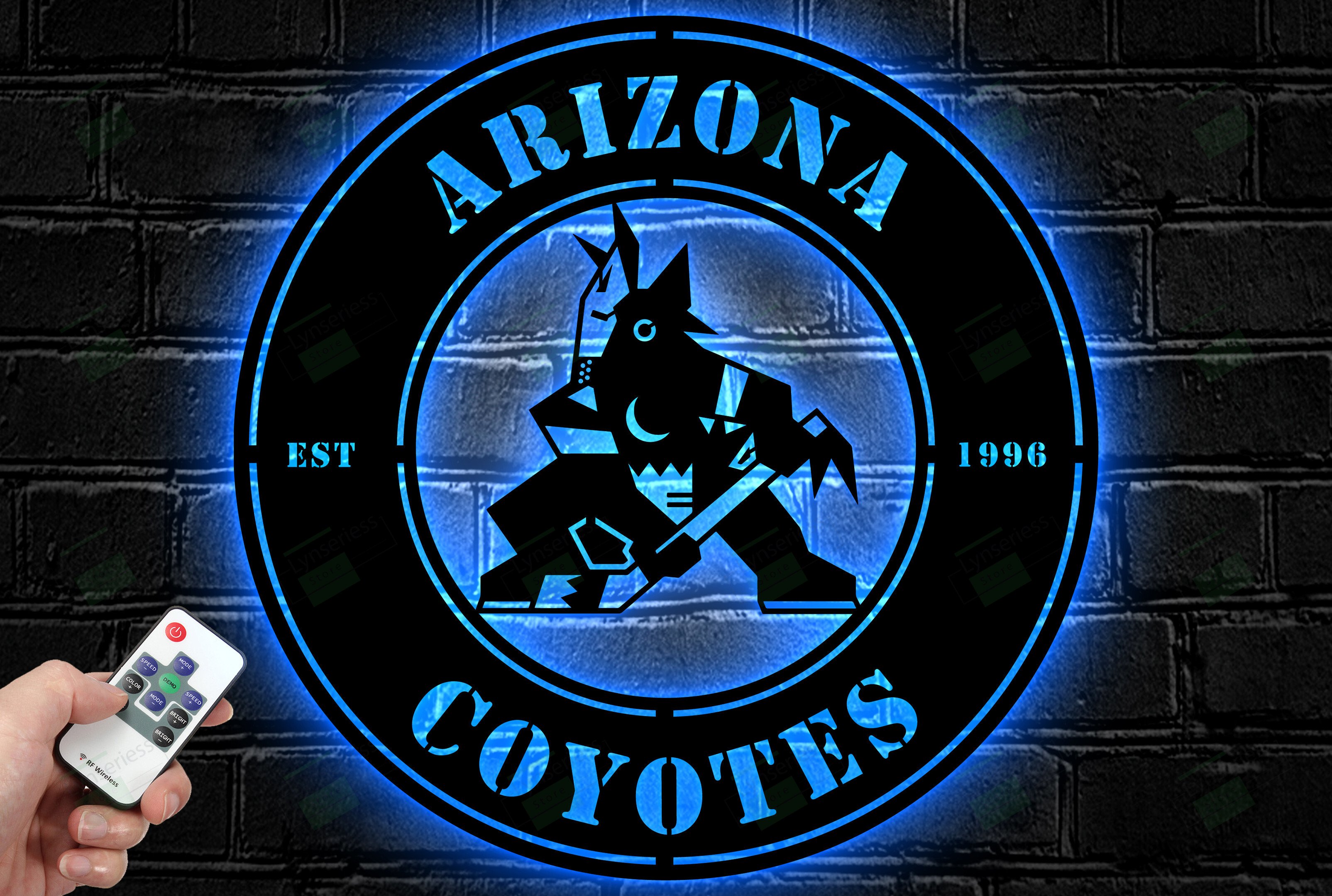 Arizona Coyotes Metal Sign – Led Light Sign NHL