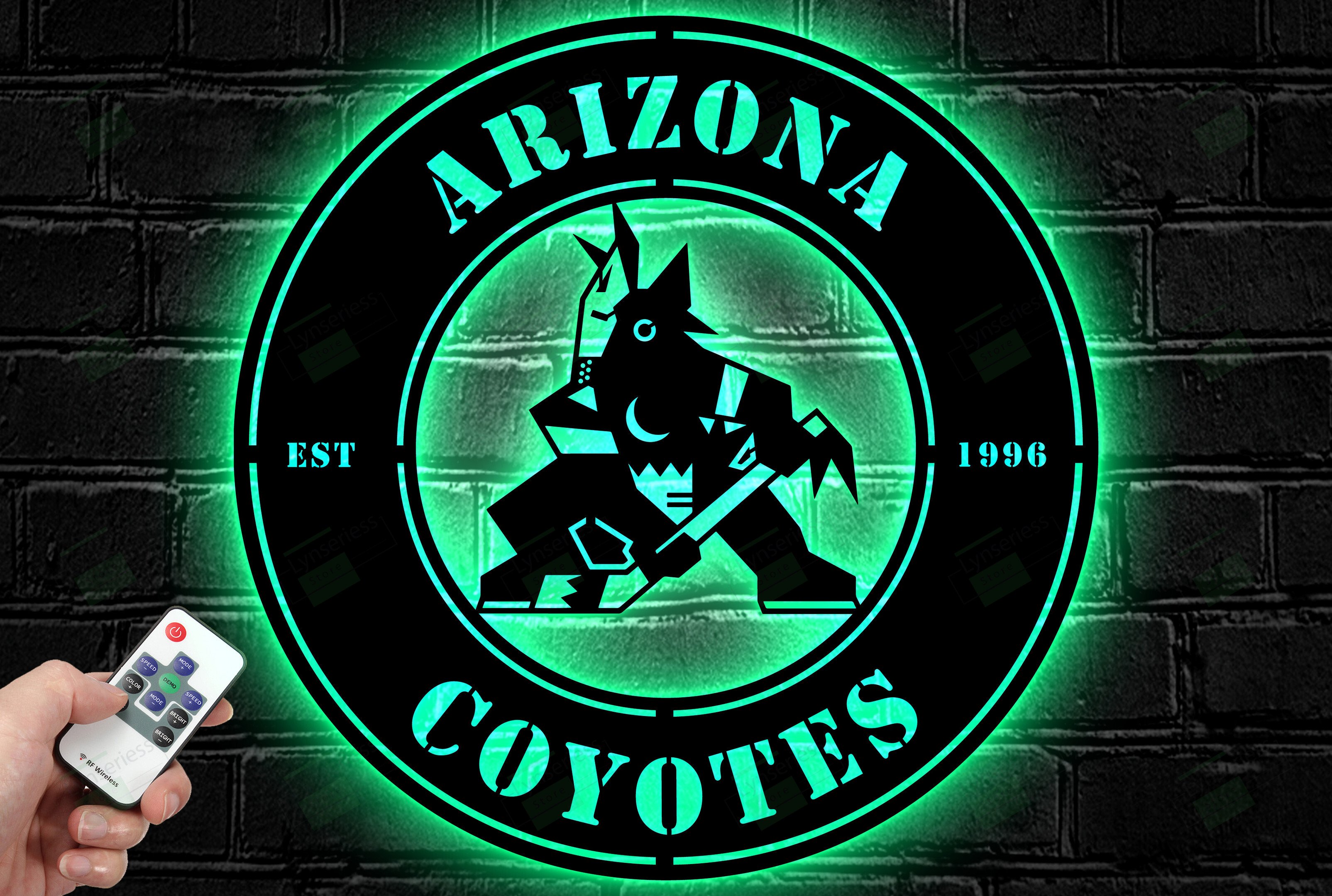 Arizona Coyotes Metal Sign – Led Light Sign NHL