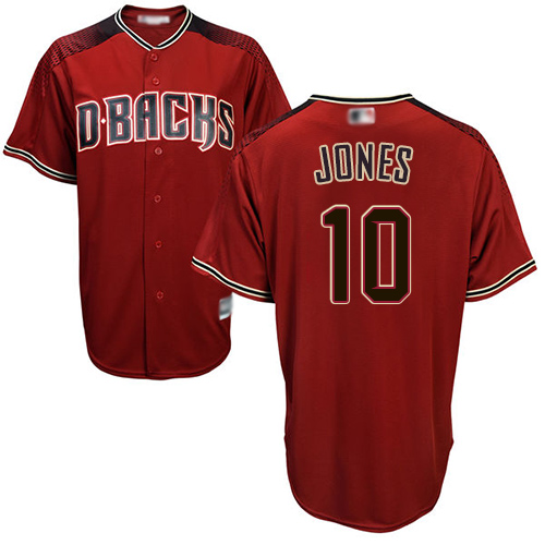 Arizona Diamondbacks #10 Adam Jones Sedona Red Alternate Stitched Youth MLB Jersey Youth