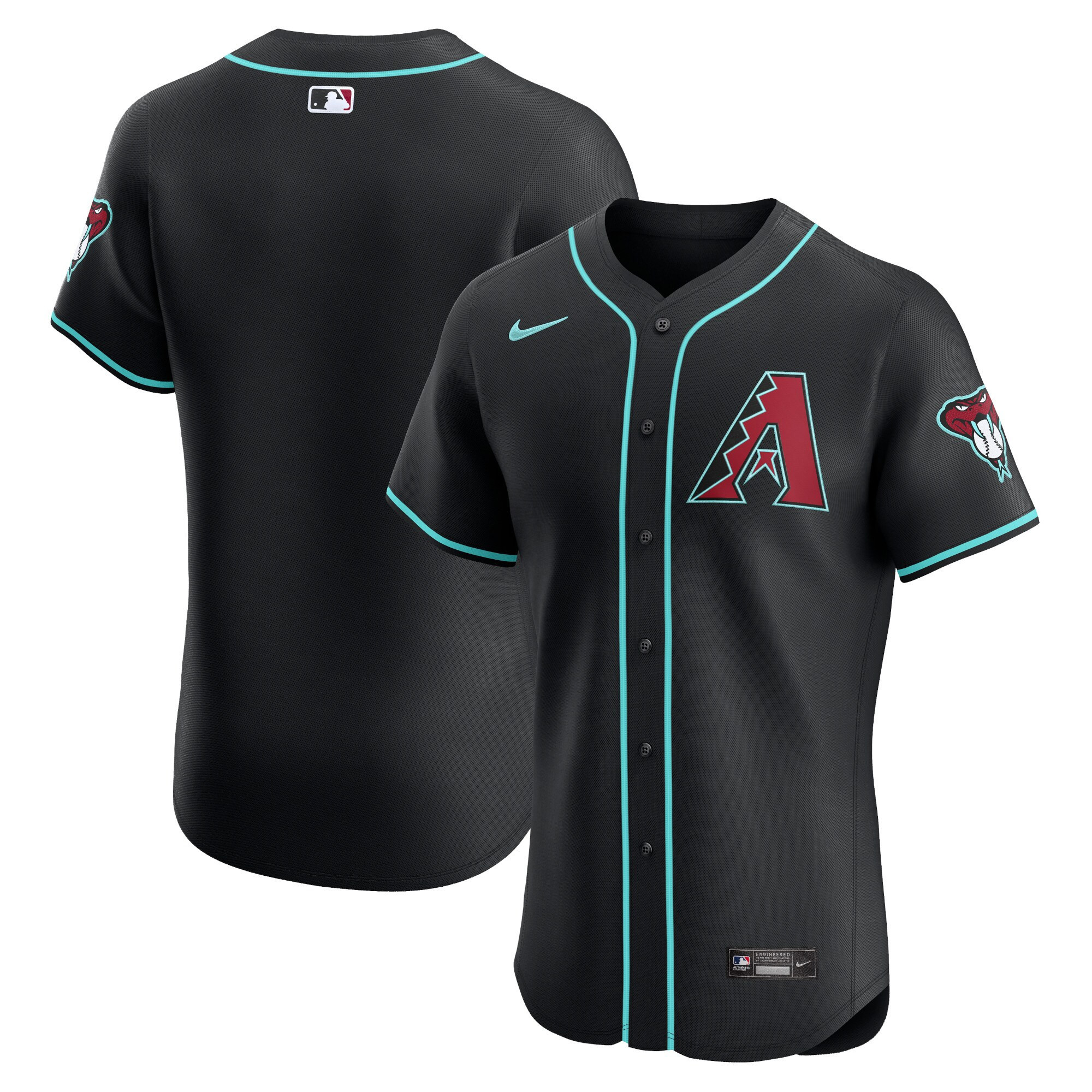 Arizona Diamondbacks Black 2024 Alternate Flex Base Jersey - All Stitched