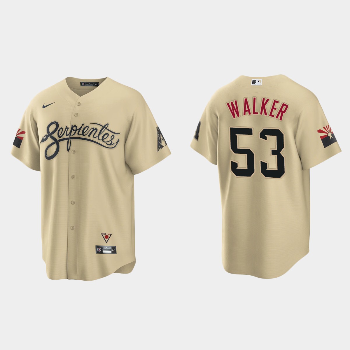 Arizona Diamondbacks Christian Walker 2021 City Connect Jersey – Gold