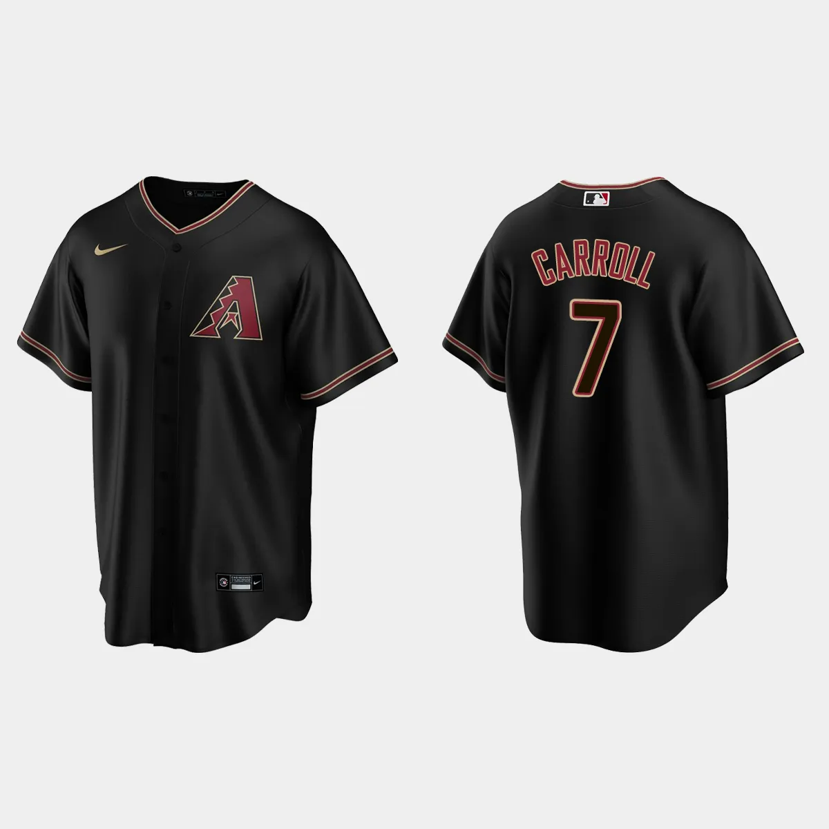 Arizona Diamondbacks Corbin Carroll Alternate Jersey – Black