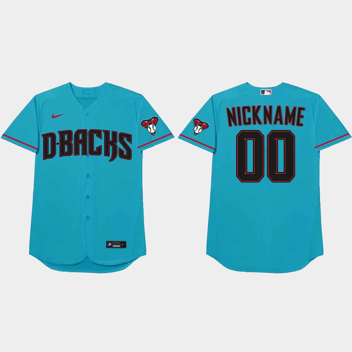 Arizona Diamondbacks Custom 2021 Players’ Weekend Nickname Jersey – Blue