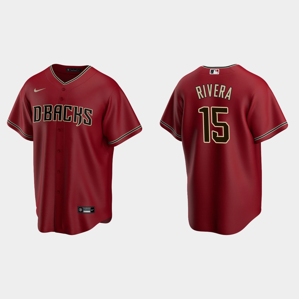 Arizona Diamondbacks Emmanuel Rivera Alternate Jersey – Red