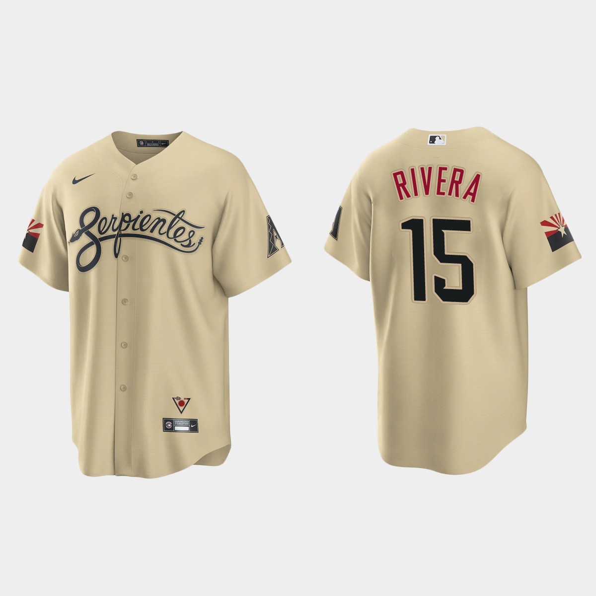 Arizona Diamondbacks Emmanuel Rivera City Connect Jersey – Gold