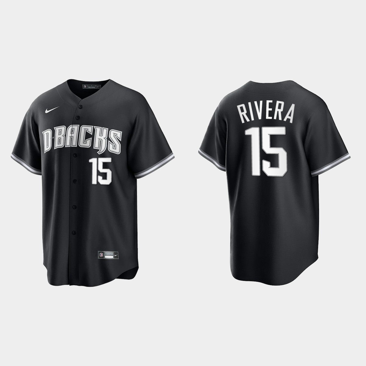Arizona Diamondbacks Emmanuel Rivera Jersey – Black White