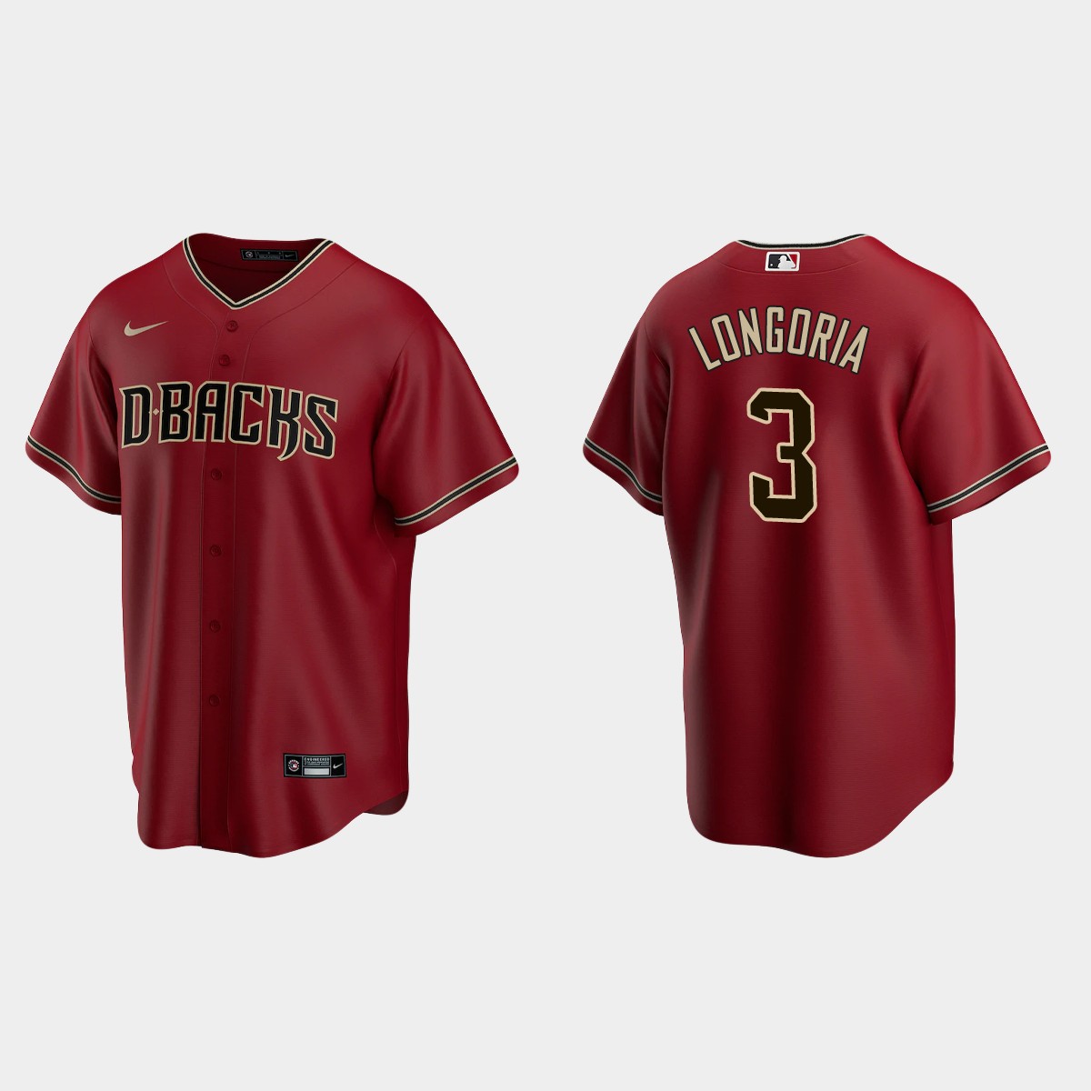 Arizona Diamondbacks Evan Longoria Alternate Jersey – Red