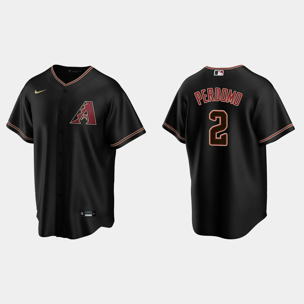 Arizona Diamondbacks Geraldo Perdomo Alternate Jersey – Black