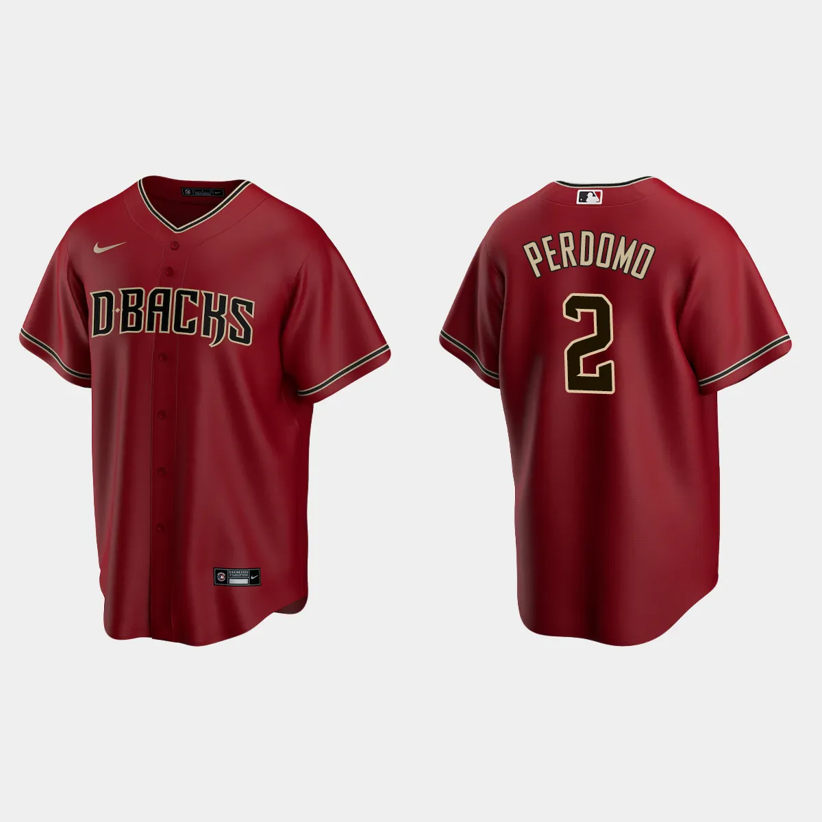 Arizona Diamondbacks Geraldo Perdomo Alternate Jersey – Red