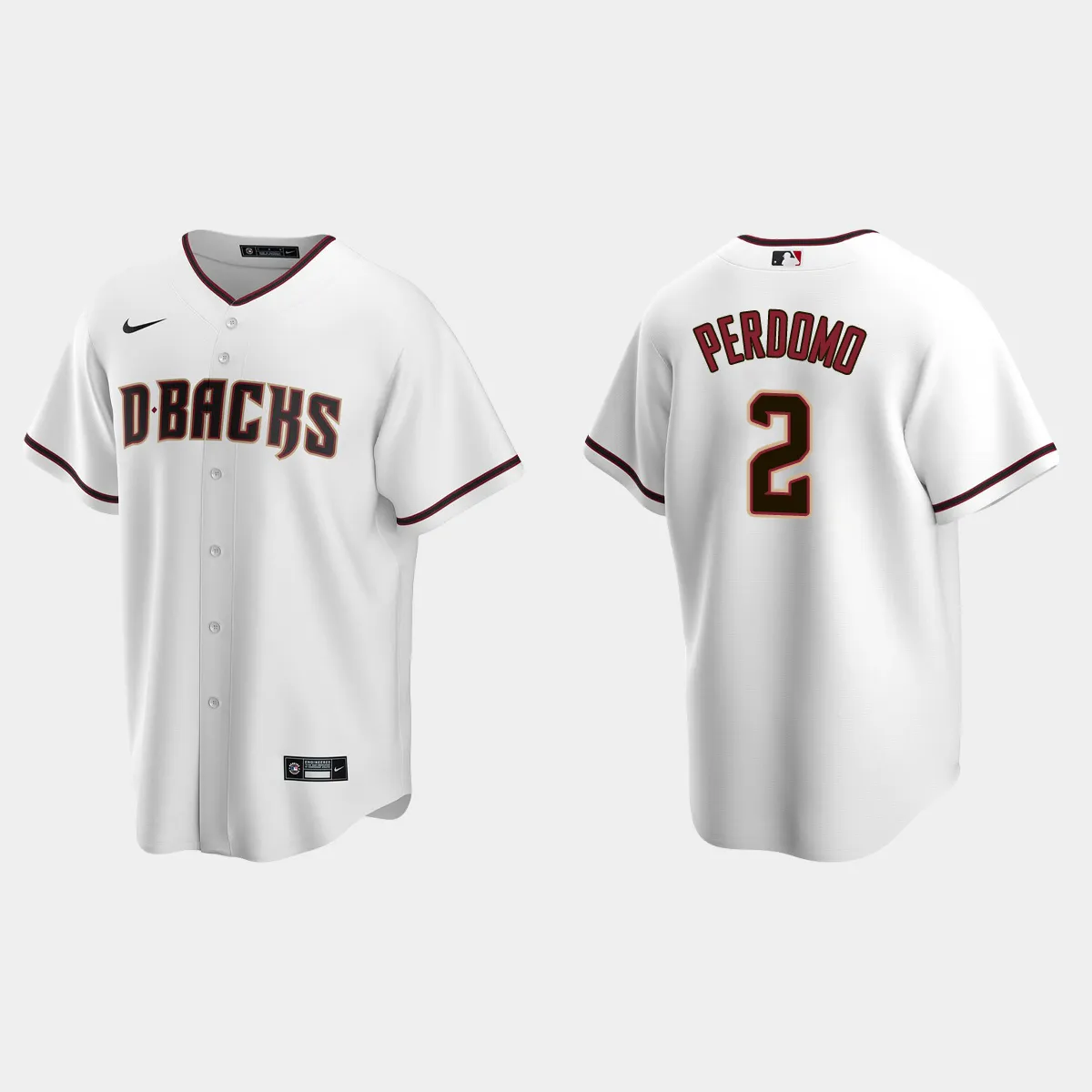 Arizona Diamondbacks Geraldo Perdomo Home Jersey - White