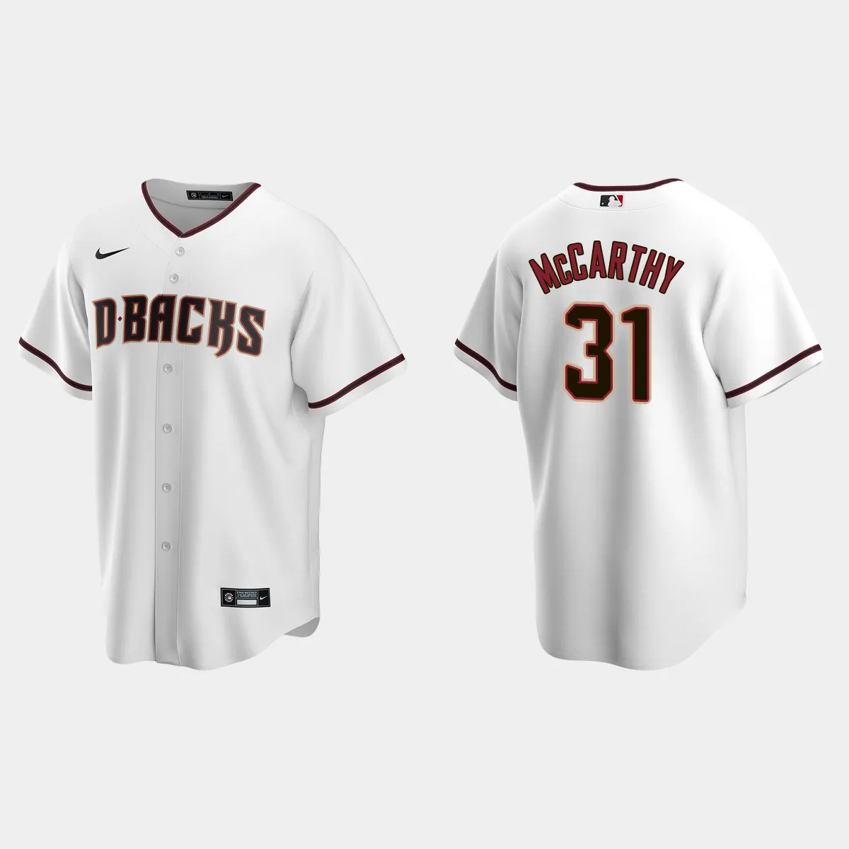 Arizona Diamondbacks Jake McCarthy Home Jersey - White