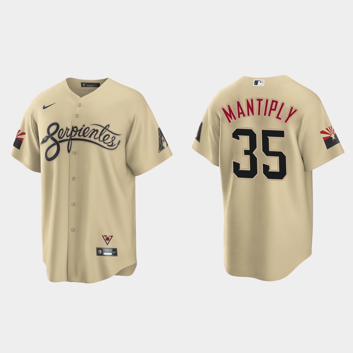 Arizona Diamondbacks Joe Mantiply City Connect Jersey - Gold
