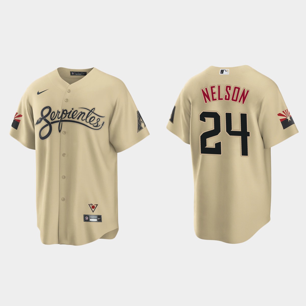 Arizona Diamondbacks Kyle Nelson City Connect Jersey - Gold