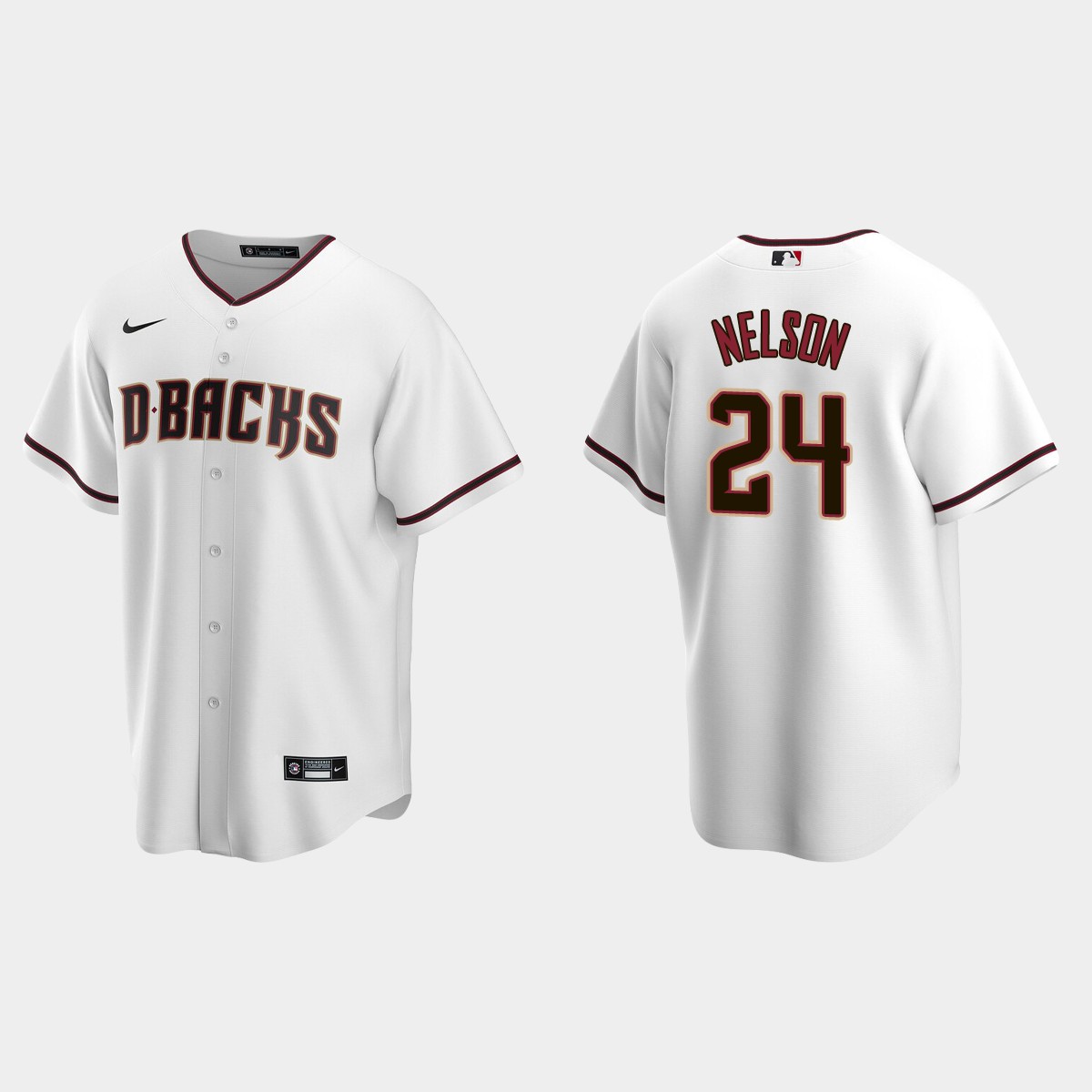 Arizona Diamondbacks Kyle Nelson Home Jersey - White