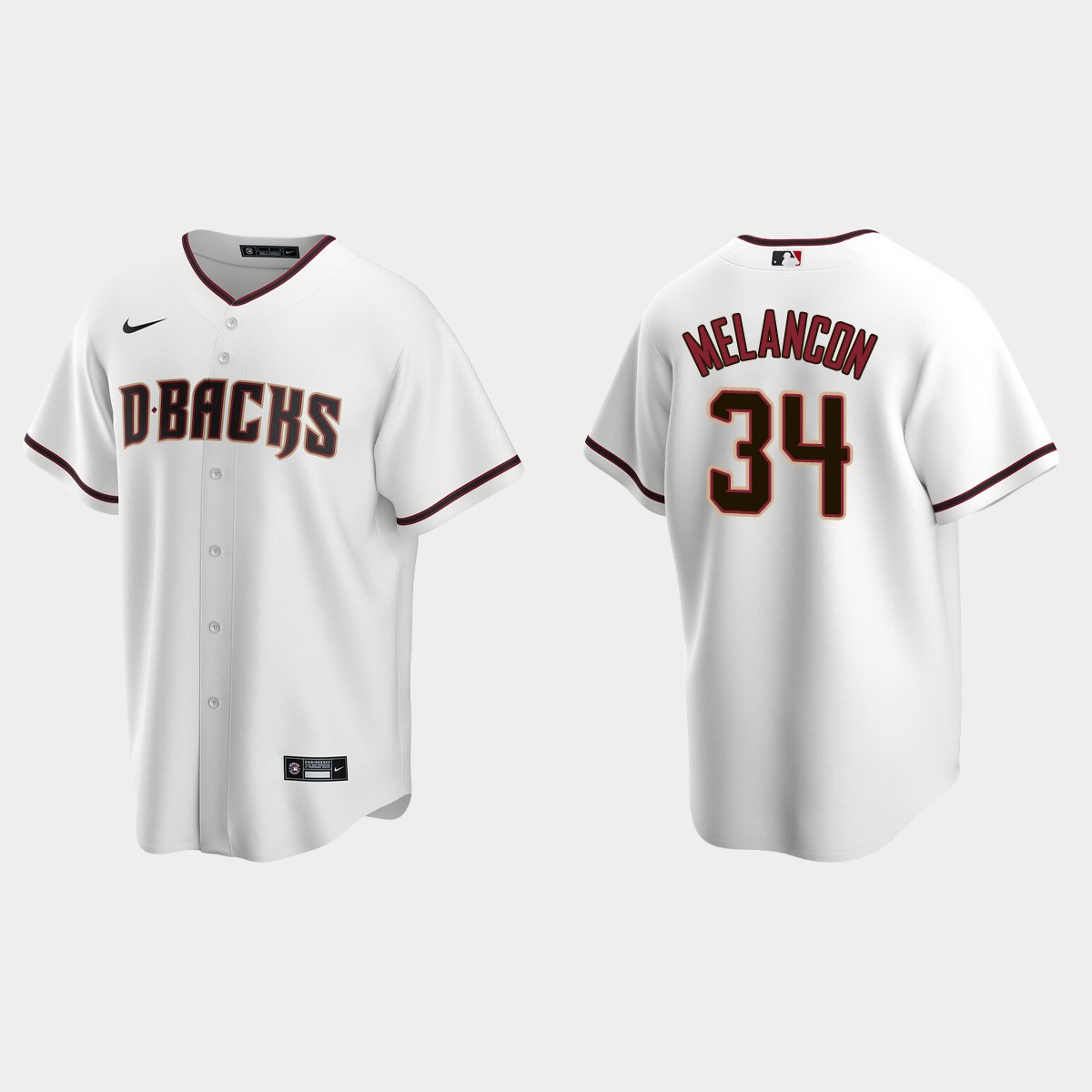 Arizona Diamondbacks Mark Melancon Home Jersey - White