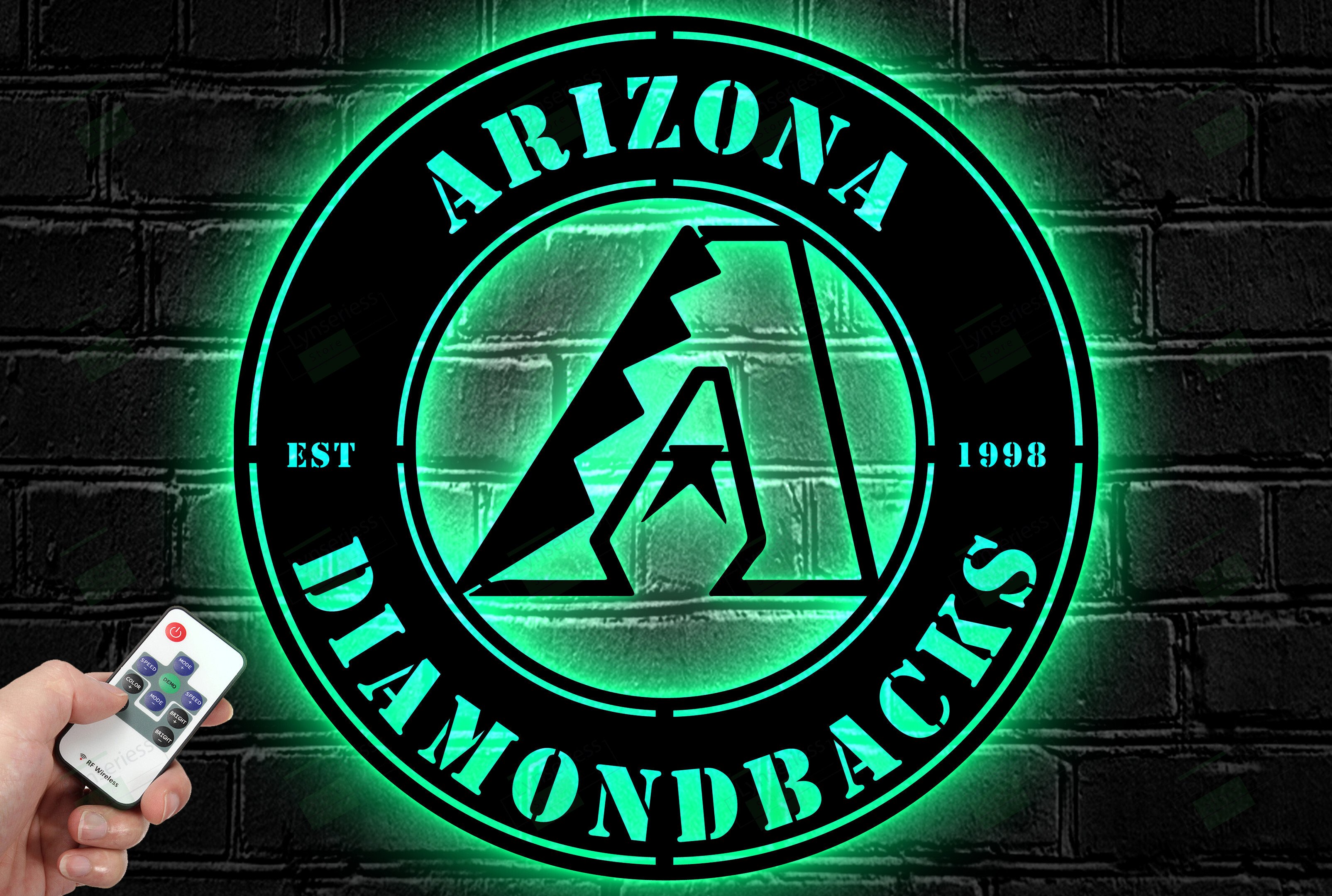 Arizona Diamondbacks Metal Sign – Led Light Sign MLB