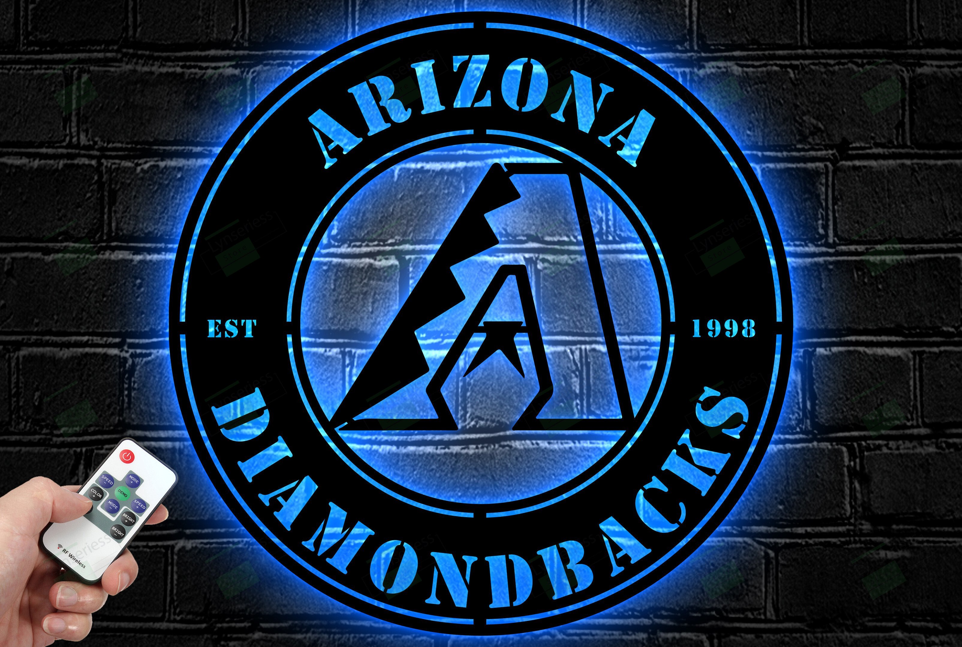 Arizona Diamondbacks Metal Sign – Led Light Sign MLB