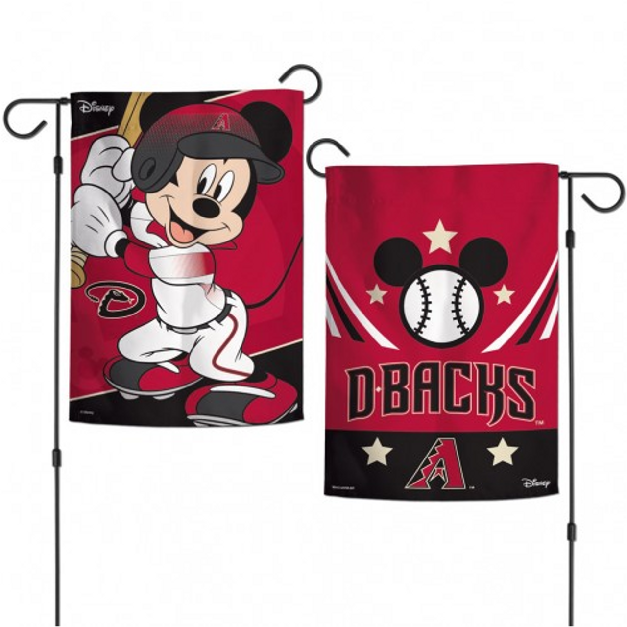 Arizona Diamondbacks Mickey Mouse Garden Flag, House Flag