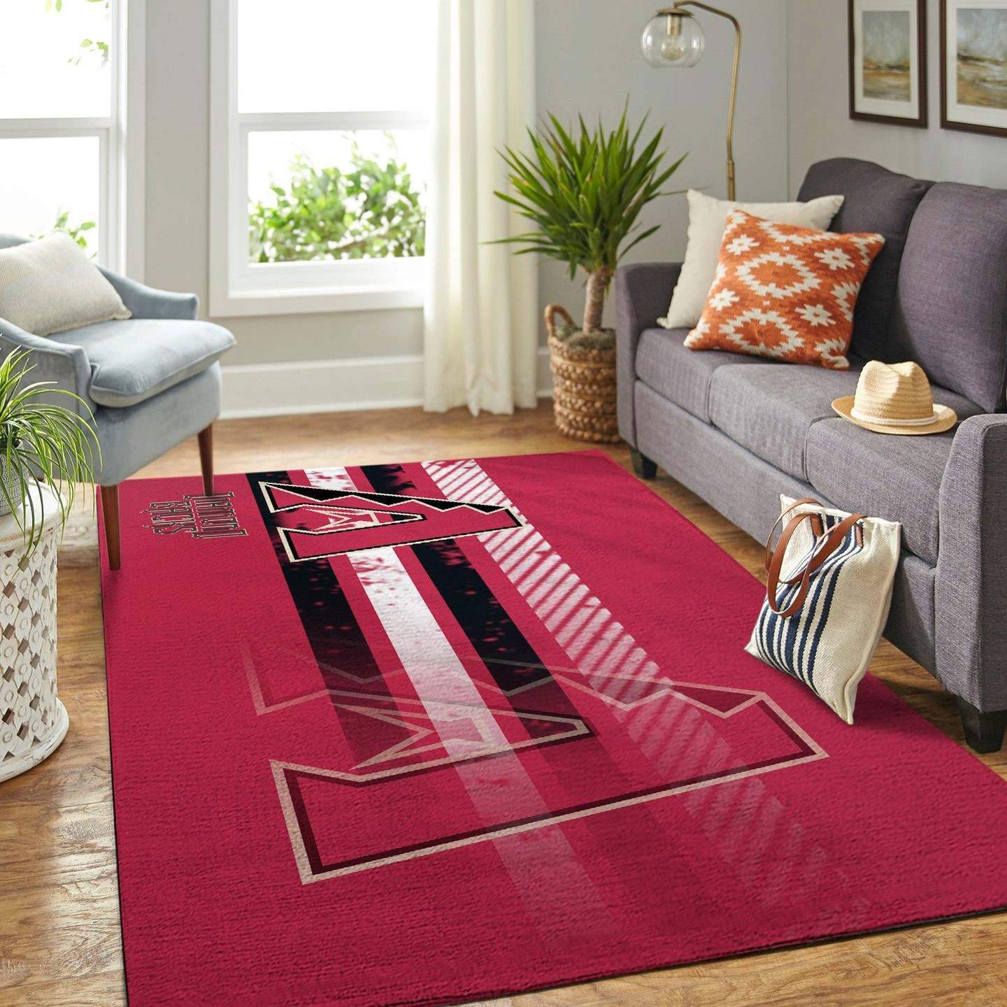 Arizona Diamondbacks Mlb Baseball Area Limited Edition Rectangle Rug