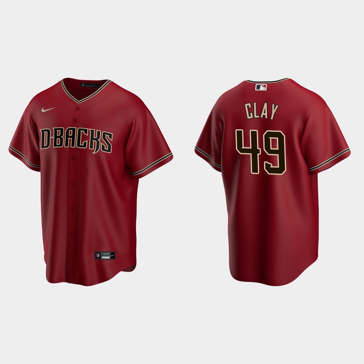 Arizona Diamondbacks Sam Clay Alternate Jersey – Red